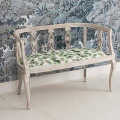 Italian Art Deco Settee Bench in Original Paint Circa 1920 - 4650147