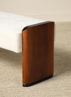 Italian Art Deco Walnut Bench circa 1940 - 4783037