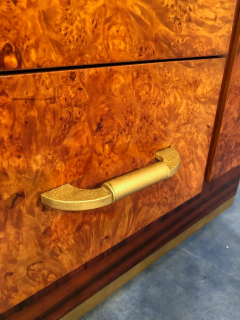 Italian Art Deco Walnut Chest of Drawers or Commode 1940s - 2601967