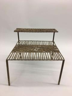 Italian Arte Povera Post Minimalist Wrought Iron Sculpture or Side Table - 1811218