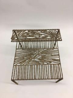 Italian Arte Povera Post Minimalist Wrought Iron Sculpture or Side Table - 1811219