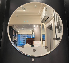 Italian Backlit Bathroom Circular Mirror - 4613022