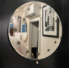 Italian Backlit Bathroom Circular Mirror - 4613023