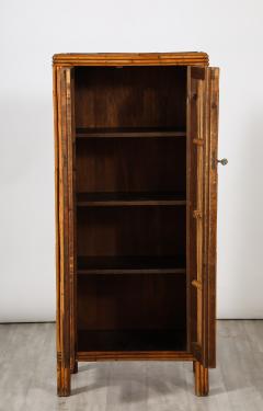 Italian Bamboo Two Door Cabinet Italy circa 1950 - 3533630