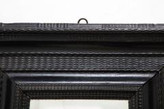 Italian Baroque Carved Ebonized Frame Mirror - 2479666