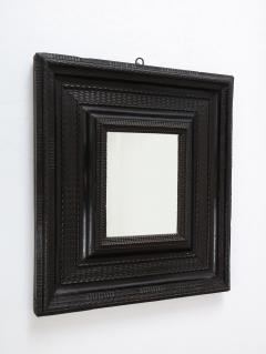 Italian Baroque Carved Ebonized Frame Mirror - 2479671