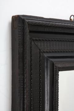 Italian Baroque Carved Ebonized Frame Mirror - 2479672