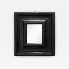 Italian Baroque Carved Ebonized Frame Mirror - 2482482