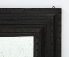 Italian Baroque Carved Ebonized Frame Mirror - 2586481