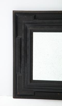 Italian Baroque Carved Ebonized Frame Mirror - 2586545