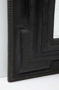 Italian Baroque Carved Ebonized Frame Mirror - 2586547