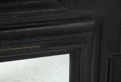 Italian Baroque Carved Ebonized Frame Mirror - 2586550