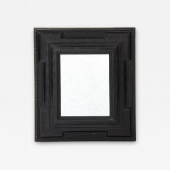 Italian Baroque Carved Ebonized Frame Mirror - 2592320
