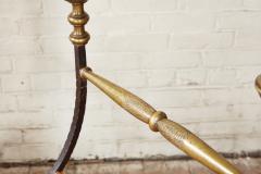 Italian Baroque Iron and Brass Faldistorio - 2295840