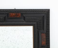 Italian Baroque Manner Ebonized and Faux Tortoise Shell Mirror Frame - 2586457