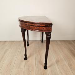 Italian Baroque Olive Walnut Folding Table Possibly Venetian circa 1760 - 4448265