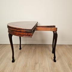 Italian Baroque Olive Walnut Folding Table Possibly Venetian circa 1760 - 4448266