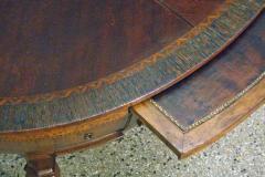 Italian Baroque Oval Fruitwood Veneered and Inlaid Desk Late 17th Century - 4335170