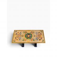 Italian Baroque Scagliola Style Painted Marble Top Dining or Refectory Table - 4762396