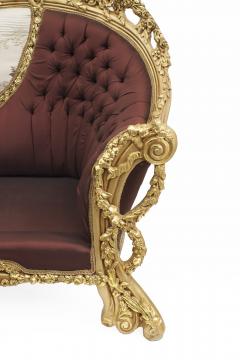 Italian Baroque Style 20th c Large Settee - 725965