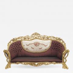 Italian Baroque Style 20th c Large Settee - 726289