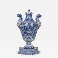 Italian Baroque Style Covered Vase on Stand - 4642174