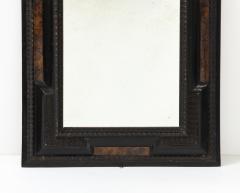 Italian Baroque Style Ebonized and Faux Tortoise Framed Mirror circa 1900 - 3156611