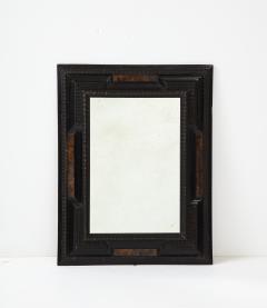 Italian Baroque Style Ebonized and Faux Tortoise Framed Mirror circa 1900 - 3156613