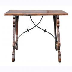 Italian Baroque Style Walnut Table - 3802966