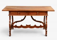 Italian Baroque Style Writing or Side Table in Walnut 20th Century - 4808551