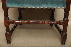 Italian Baroque Walnut Armchair - 263584