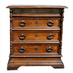 Italian Baroque Walnut Commode - 3803179