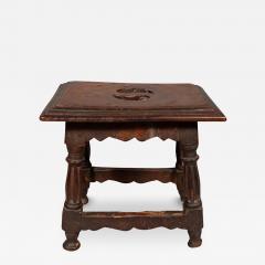 Italian Baroque Walnut Stool - 3742958