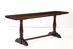 Italian Baroque Walnut Trestle Table - 3575235