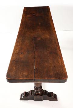 Italian Baroque Walnut Trestle Table - 3575238