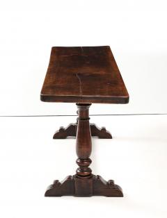 Italian Baroque Walnut Trestle Table - 3575239