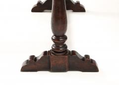 Italian Baroque Walnut Trestle Table - 3575240