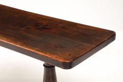 Italian Baroque Walnut Trestle Table - 3575244