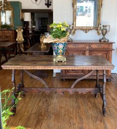 Italian Baroque Walnut Trestle Table Circa 1740 - 1670239