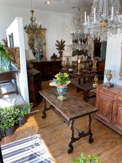 Italian Baroque Walnut Trestle Table Circa 1740 - 1670240