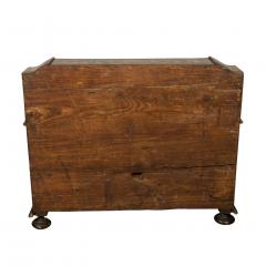 Italian Baroque Walnut and Bone Inlaid Writing Bureau Chest - 3738702