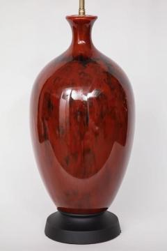 Italian Bloodstone Glazed Lamps - 845982