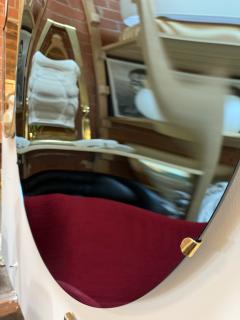 Italian Blue Concave Wall Mirror 1970s - 4513999