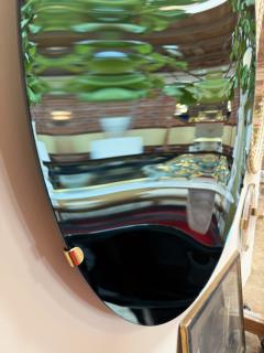 Italian Blue Concave Wall Mirror 1970s - 4514000