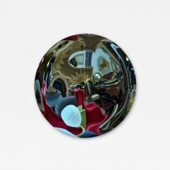 Italian Blue Concave Wall Mirror 1970s - 4514084