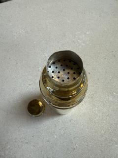 Italian Brass Cocktail Shaker Mid Century Modern Barware - 4527811