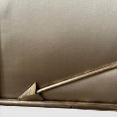 Italian Brass Crossed Arrows Headboards circa 1940 - 4749013