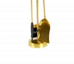 Italian Brass Fireplace Tool Set on Stand - 4553183
