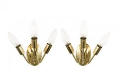 Italian Brass Sconces 1950s - 1197580