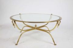 Italian Brass Swan Cocktail Table - 597943